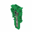 WEIDMULLER - Connettore (Morsetto), Collegamento ad innesto, 2.5 mm², 24 A, 500 V, Numero di collegamenti: 1, Numero di poli: 1, Larghezza: 5.1 mm