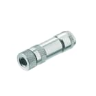 WEIDMULLER - Connettore circolare (personalizzabile sul campo), M8, nessuno, Collegamento a vite, Numero di poli: 3, IP67, Collegamento schermato: Sì