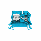WEIDMULLER - Morsetto sezionatore di prova, Collegamento a vite, blu, 4 mm², 32 A, 400 V, Numero di collegamenti: 1, Numero di piani: 1