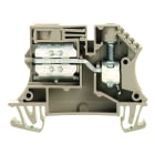 WEIDMULLER - Morsetto componibile per il conduttore di neutro, Collegamento a vite, 10, 400 V, 57 A, TS 35, Beige scuro