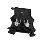 WEIDMULLER - Morsetto componibile portafusibile, Collegamento a vite, nero, 6 mm², 6.3 A, 500 V, Numero di collegamenti: 2, Numero di piani: 1, TS 35