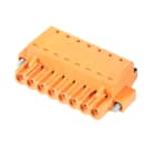WEIDMULLER - Connettore PCB (collegamento del conduttore), 320 V, 24 A, Passo in mm: 5.08, 3.31 mm², Numero di poli: 8, PUSH IN con attuatore, Box