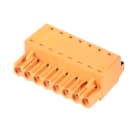 WEIDMULLER - Connettore PCB (collegamento del conduttore), 320 V, 24 A, Passo in mm: 5.08, 3.31 mm², Numero di poli: 8, PUSH IN con attuatore, Box