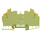 WEIDMULLER - Morsetto sezionatore di prova, Collegamento a vite, beige / giallo, 1.5 mm², 10 A, 250 V, Numero di collegamenti: 2, Numero di piani: 2