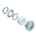 WEIDMULLER - Pressacavo (plastica), Accessori, diritto, PG 21, OD min. 11 - OD max. 15 mm, ottone, nichelato