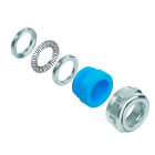 WEIDMULLER - Pressacavo (plastica), Accessori, diritto, PG 21, OD min. 14 - OD max. 18 mm, ottone, nichelato