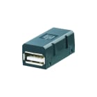 WEIDMULLER - Connettore USB, IP67 con custodia, Collegamento 1: USB A, Collegamento 2: USB A