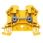 WEIDMULLER - Morsettiera passante, Collegamento a vite, giallo, 2.5 mm², 24 A, 800 V, Numero di collegamenti: 2