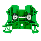 WEIDMULLER - Morsettiera passante, Collegamento a vite, verde, 2.5 mm², 24 A, 800 V, Numero di collegamenti: 2