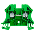 WEIDMULLER - Morsettiera passante, Collegamento a vite, verde, 4 mm², 32 A, 800 V, Numero di collegamenti: 2