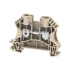 WEIDMULLER - Morsettiera passante, Collegamento a vite, Beige scuro, 6 mm², 41 A, 800 V, Numero di collegamenti: 2
