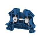 WEIDMULLER - Morsettiera passante, Collegamento a vite, blu, 6 mm², 41 A, 800 V, Numero di collegamenti: 2