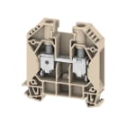 WEIDMULLER - Morsettiera passante, Collegamento a vite, Beige scuro, 16 mm², 76 A, 1000 V, Numero di collegamenti: 2