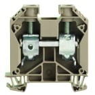 WEIDMULLER - Morsettiera passante, Collegamento a vite, Beige scuro, 35 mm², 125 A, 1000 V, Numero di collegamenti: 2
