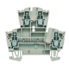 WEIDMULLER - Morsetto componibile a più piani, Collegamento a vite, Beige scuro, 2.5 mm², 400 V, Numero di collegamenti: 4, Numero di piani: 2, TS 35, V-0