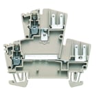 WEIDMULLER - Morsetto componibile a più piani, Collegamento a vite, Beige scuro, 2.5 mm², 400 V, Numero di collegamenti: 2, Numero di piani: 2, TS 35, V-0