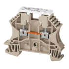 WEIDMULLER - Morsetto per termocoppia, Collegamento a vite, Beige scuro, 2.5 mm², 55 V, Numero di collegamenti: 2, Numero di piani: 1, TS 35, V-0, Wemid