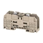 WEIDMULLER - Morsetto a bullone, Collegamento a bullone, Beige scuro, 35 mm², 125 A, 1000 V, Numero di collegamenti: 2, Numero di piani: 1, TS 35, V-0, Wemid