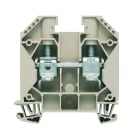 WEIDMULLER - Morsettiera passante, Collegamento a vite, Beige scuro, 16 mm², 76 A, 1000 V, Numero di collegamenti: 2