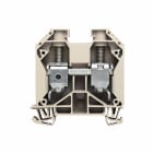 WEIDMULLER - Morsettiera passante, Collegamento a vite, Beige scuro, 35 mm², 125 A, 1000 V, Numero di collegamenti: 2