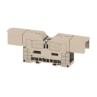 WEIDMULLER - Morsetto a bullone, Collegamento a bullone, Beige scuro, 120 mm², 269 A, 1000 V, Numero di collegamenti: 2, Numero di piani: 1, TS 35, V-0, Wemid