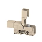 WEIDMULLER - Morsetto a bullone, Collegamento a bullone, Beige scuro, 185 mm², 353 A, 1000 V, Numero di collegamenti: 2, Numero di piani: 1, TS 35, V-0, Wemid