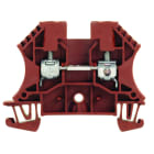 WEIDMULLER - Morsettiera passante, Collegamento a vite, marrone, 4 mm², 32 A, 800 V, Numero di collegamenti: 2