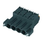 WEIDMULLER - Connettore PCB (collegamento del conduttore), 1000 V, 24 A, Passo in mm: 7.62, 2.5 mm², Numero di poli: 4, PUSH IN con attuatore, Molla autobloccante,