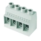 WEIDMULLER - Morsetto per circuito stampato, 1000 V, 150 A, Passo in mm: 15.00, 50 mm², Numero di poli: 4, Collegamento a vite, Collegamento a saldare THT, 90°, Bo