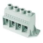 WEIDMULLER - Morsetto per circuito stampato, 1000 V, 150 A, Passo in mm: 15.00, 50 mm², Numero di poli: 4, Collegamento a vite, Collegamento a saldare THT, 90°, Bo