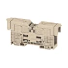 WEIDMULLER - Morsetto a bullone, Collegamento a bullone, Beige scuro, 35 mm², 125 A, 500 V, Numero di collegamenti: 2, Numero di piani: 1, TS 35, V-0, Wemid