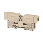 WEIDMULLER - Morsetto a bullone, Collegamento a bullone, Beige scuro, 70 mm², 192 A, 1000 V, Numero di collegamenti: 2, Numero di piani: 1, TS 35, V-0, Wemid