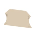 WEIDMULLER - Piastra terminale per morsetti, Beige scuro, Posizione verticale: 56 mm, Larghezza: 1.5 mm, V-0, Wemid, bloccabile: No