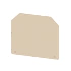 WEIDMULLER - Parete di separazione e terminale per morsetti, Beige scuro, Posizione verticale: 56 mm, Larghezza: 1.5 mm, V-0, Wemid
