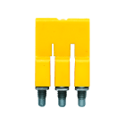 WEIDMULLER - Collegamento trasversale (Morsetto), se avvitato, giallo, 32 A, Numero di poli: 3, Passo in mm: 5.10, Isolato: Sì, Larghezza: 7 mm
