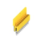 WEIDMULLER - Collegamento trasversale (Morsetto), se avvitato, giallo, 32 A, Numero di poli: 10, Passo in mm: 5.10, Isolato: Sì, Larghezza: 7 mm