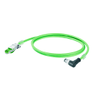 WEIDMULLER - Cavo PROFINET (preconfezionato), Codificato D M12 – pin angolato IP67, RJ45 IP20, Numero di poli: 4, Lunghezza: 5 m