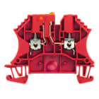 WEIDMULLER - Morsetto sezionatore di prova, Collegamento a vite, rosso, 2.5 mm², 24 A, 500 V, Numero di collegamenti: 2, Numero di piani: 1