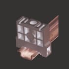 WEIDMULLER - Terminale di fissaggio, Beige scuro, TS 15, HB, Plastica, Larghezza: 8 mm, 100 °C