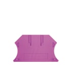 WEIDMULLER - Piastra terminale per morsetti, viola, Posizione verticale: 56 mm, Larghezza: 1.5 mm, V-0, Wemid, bloccabile: No