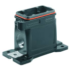 WEIDMULLER - Custodia connettori industriali, Custodia di base, Collegamento a staffa di serraggio, Dimensioni di installazione: 3, IP66, IP68, in stato collegato