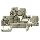 WEIDMULLER - Morsetto innestabile, Molla autobloccante, Beige scuro, 2.5 mm², 24 A, 500 V, Numero di collegamenti: 4, Numero di piani: 2, TS 35