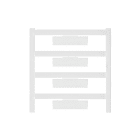 WEIDMULLER - Coperchio morsetto, bianco, poliammide 66, Posizione verticale: 33.3 mm, Larghezza: 8 mm, Profondità: 11.74 mm, V-2