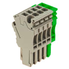 WEIDMULLER - Connettore (Morsetto), Collegamento ad innesto, 2.5 mm², 24 A, 500 V, Numero di collegamenti: 5, Numero di poli: 5, Larghezza: 25.5 mm