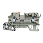 WEIDMULLER - Morsetto sezionatore di prova, Collegamento a vite, Beige scuro, 2.5 mm², 20 A, 250 V, Numero di collegamenti: 4, Numero di piani: 2