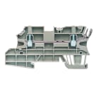 WEIDMULLER - Morsettiera passante, Collegamento a vite, Beige scuro, 2.5 mm², 24 A, 250 V, Numero di collegamenti: 3