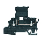 WEIDMULLER - Morsetto componibile portafusibile, Collegamento a vite, nero, 2.5 mm², 6.3 A, 250 V, Numero di collegamenti: 3, Numero di piani: 1, TS 35