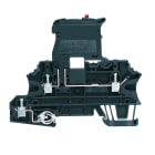 WEIDMULLER - Morsetto componibile portafusibile, Collegamento a vite, nero, 2.5 mm², 6.3 A, 70 V, Numero di collegamenti: 3, Numero di piani: 2, TS 35