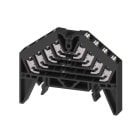 WEIDMULLER - Morsetto ripartitore di distribuzione, PUSH IN, nero, 1.5 mm², 10 A, 250 V, Numero di collegamenti: 16, Numero di piani: 4, TS 35 x 15, V-0, policarbo