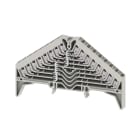 WEIDMULLER - Morsetto ripartitore di potenziale, PUSH IN, grigio, 1.5 mm², 17.5 A, 250 V, Numero di collegamenti: 32, Numero di piani: 8